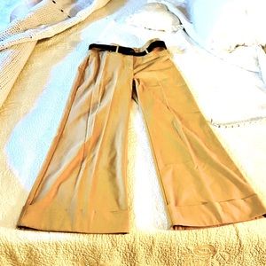 90’s Worthington wide legs beige pants 💜